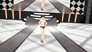 Hot gay sex: blowjob and anal sex in anime style