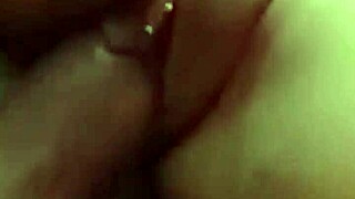 Close up and personal look at a hot fetish scene with a wakening surprise