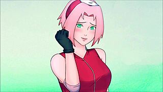 Sakura’s extreme pleasure and anal humiliation in anime-style hentai