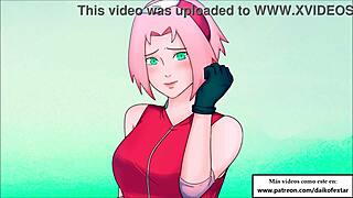 Sakura’s extreme pleasure and anal humiliation in anime-style hentai