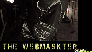A group of individuals enjoy a threesome in latex and mascara