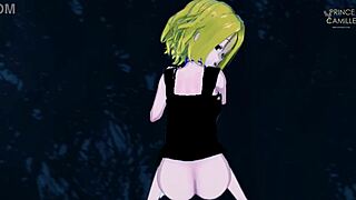 Anna’s wet pussy is a healing tool for Shaman King in this porn video