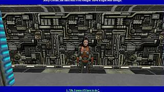 Virtual sci-fi girls in hot scene with armory fucking and more