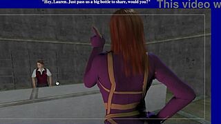 Virtual sci-fi girls in hot scene with armory fucking and more