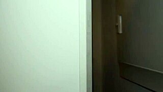 Skinny teen gets a rough and messy cum shot on her ass