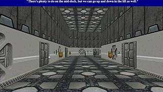 Virtual sci-fi girls in hot scene with armory fucking and more