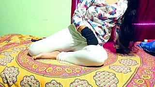 Hot scene of an Indian village girl moaning in her friend’s bedroom