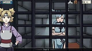 Naruto trainer Dinaki in 3D hentai with ten ten