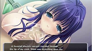 Shion's cruel magic in morning wood sucking scene