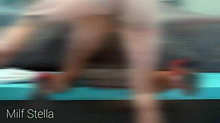 Skinny MILF next door gets her sex cravings met