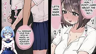The curvaceous Kokona-chan in a Japanese-style dating simulation game