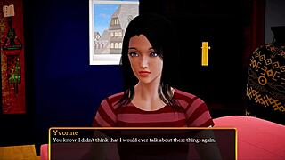 Small boobed MILF gets pounded by a big cock in an animated porn game