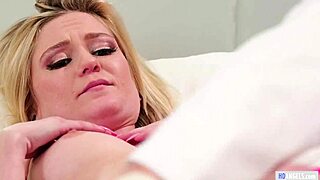 Shy teen gets a gyno exam from a MILF doctor