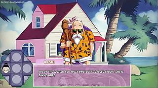 Hey, lonely housewives, wanna play this 3D DBZ porn game with me?