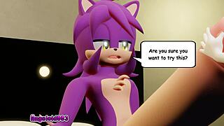 Enjoy a night of vore fantasies with an older angel-like beauty in a 3D animated world