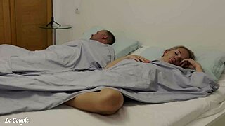 Early morning threesome with a bi wife and her friend