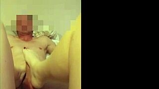 Beautiful wife with Italian look gives great footjob