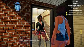 Beautiful anime-style video of my neighbor’s big tits and ass