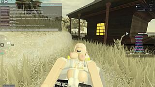 Deepthroat and anal sex in a Roblox porn video from New Zealand