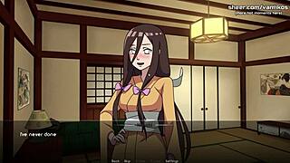 Hinata’s Step Sister Hanabi Hyuga, an Innocent 18yo Virgin, Explores in Anime Game