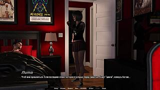 Hellcat Lounge gameplay shows hentai cowgirl riding with tattoos