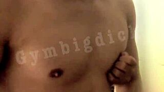 Asian gay couple having raw sex with big ass lover