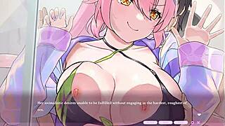 Kaiju Princess 2: Shower scene with hot horny action
