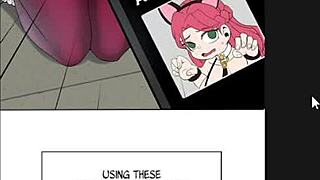 Blackmail and seduction in a webtoon series