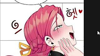 Blackmail and seduction in a webtoon series