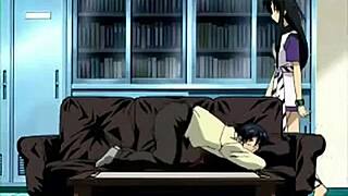 Japanese woman with big breasts gets hardcore sex in anime porn