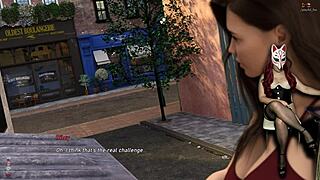 Steps of Debauchery 45 - Undressing in Public Back Alley.