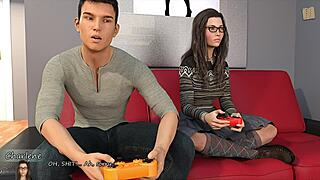 Jessy and John's erotic plans for city profits in 3D