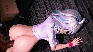 3D animated porn with black cock and hentai features