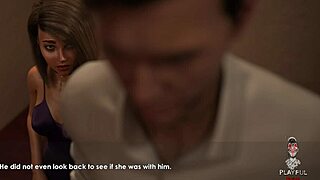 One night stand – a girl moans while playing an adult video game