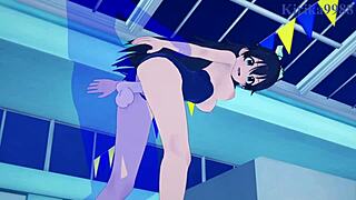 Idolm ster sp hentai featuring big-boobed idols