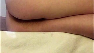 Teen with very hairy pussy pulses in close-up, climaxing hands-free.