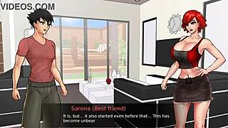 Lucky guy's sensual journey continues in erotic anime game