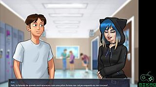 Cheerleaders and teachers get wild in Summertime saga