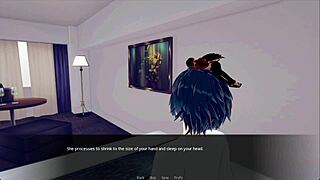 3D adult film featuring femdom and big tits