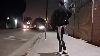 Gay Latino with a nice ass offering anal sex for money on the street