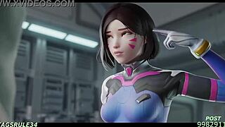 April 2024 collection of uncut 3D hentai with squirting and small boob scenes