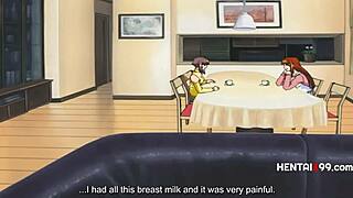 I had sex with my lactating wet nurse in this uncensored hentai