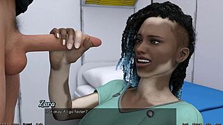 3D animated cartoon with big tits and big cock action