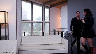 Stepmother’s BDSM and bondage with stepdaughter in kinky German porn video