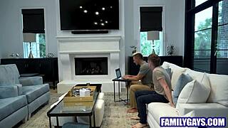 Young twink's forbidden passion with older stepdad revealed