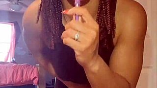 Interracial couple fulfills wild fetish on the side