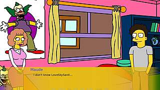 3D animated porn with Maude in The Simpsons: SimpsonsVill