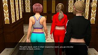 Cartoon porn with big tits and big ass in bent over position
