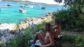 Public beach sex with a stranger in Croatia