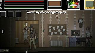 Man hunts ryona in erotic hentai game with lust